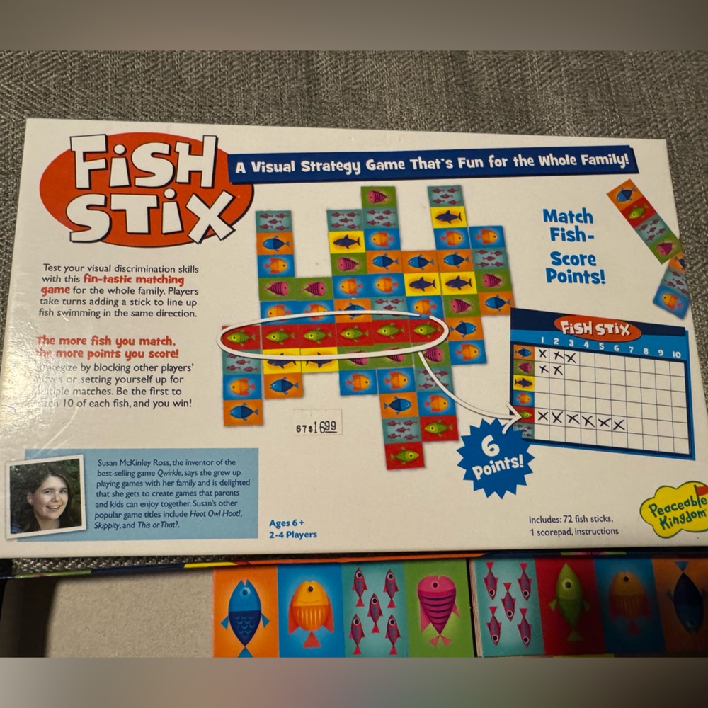 Fish Stix Strategy Game by - Colorful Fish Design - Picture 2 of 7